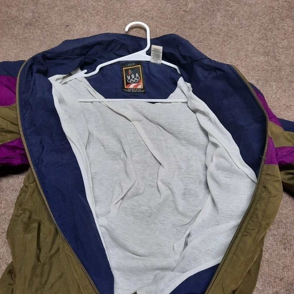 Vintage USA Olympics 1992 Barcelona JC Penney Full Zip Track Jacket Men's Medium